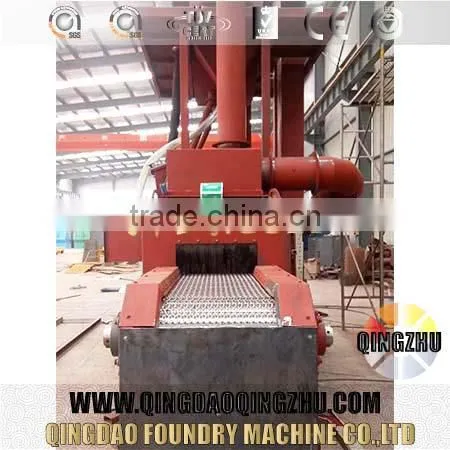 CE APPROVED Pass-through Wire Mesh Belt Shot Blasting Machine