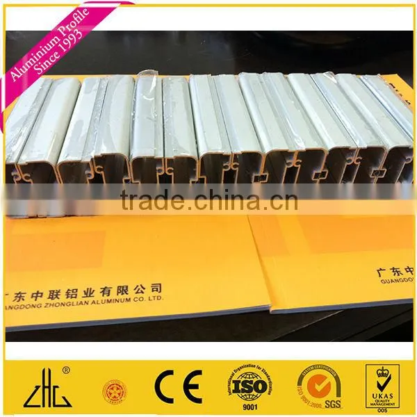 20um anodized polished chanical polishing oxidation process.chemical polishing.aluminum profile for shower factory