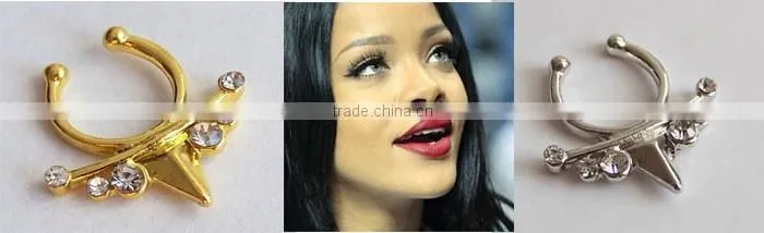 Wholesale Hot Selling Similar To Famous Star Rihanna's Nose Ring Body Piercing Jewelry