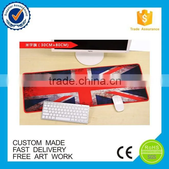 Big size natural rubber with customize printing table mat, mouse pad