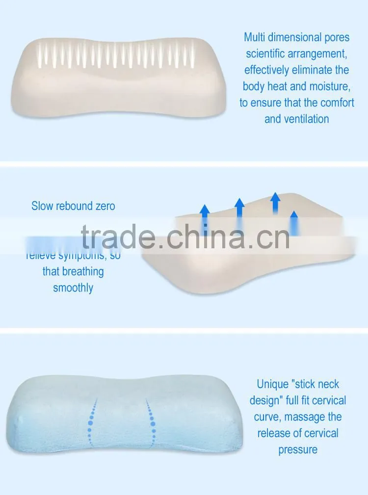 nature latex pillow/ good quality latex pillow CE certificate
