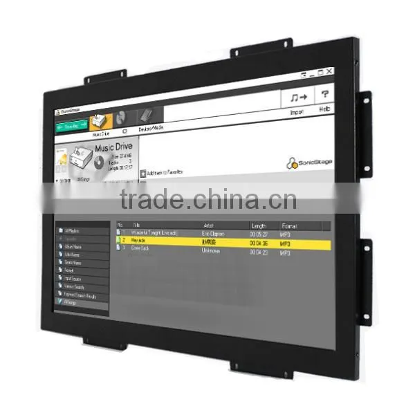 1680x1050 resolution 22inch open frame touch monitor with capacitve touchscreen