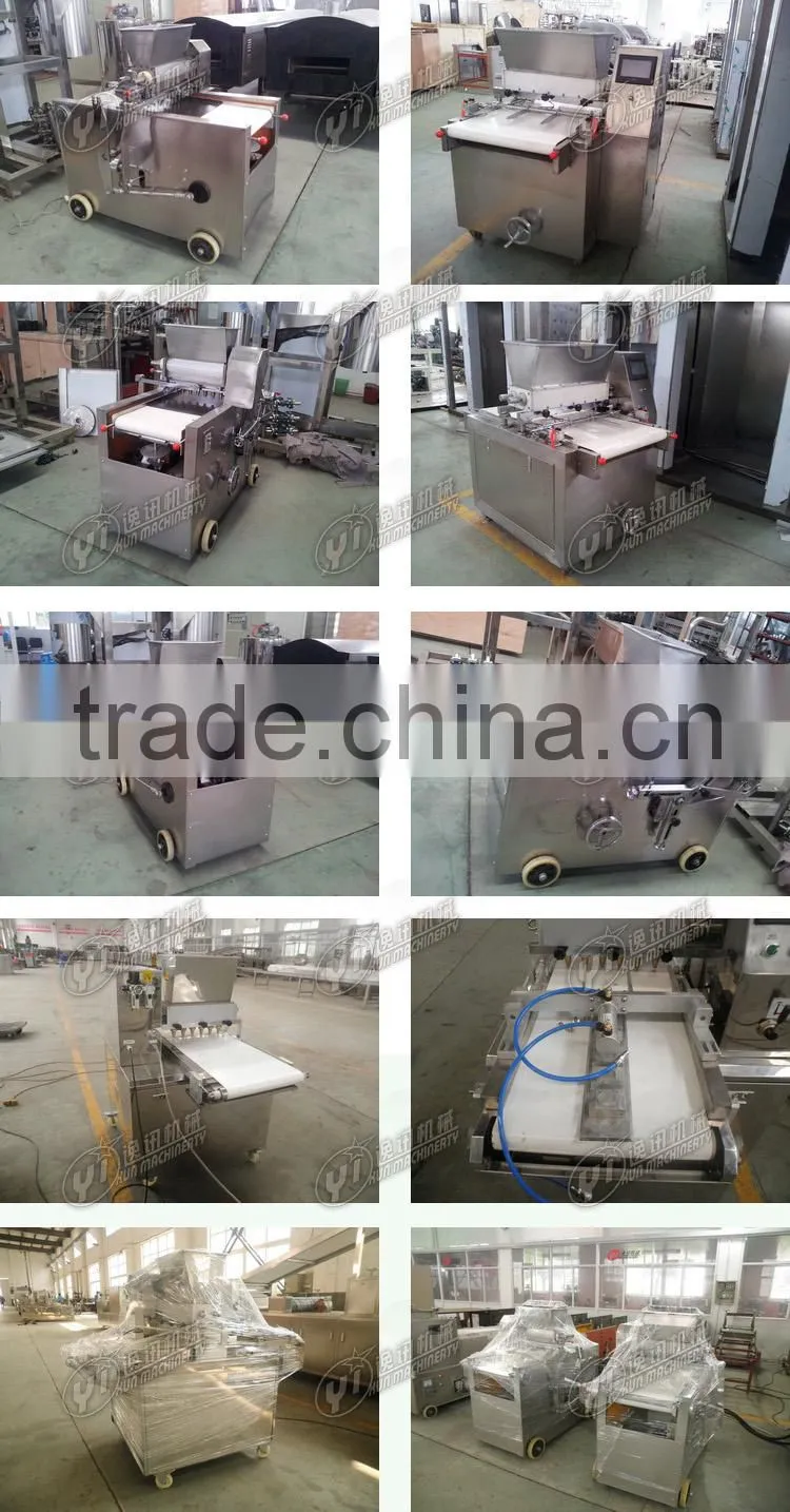 PLC controlled food confectionary industrial ce fortune cookie maker making machine