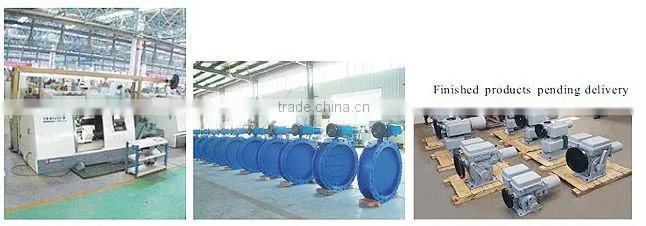 Butterfly valves with aluminum handle of good modulating