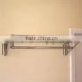 chrome wall wire rack