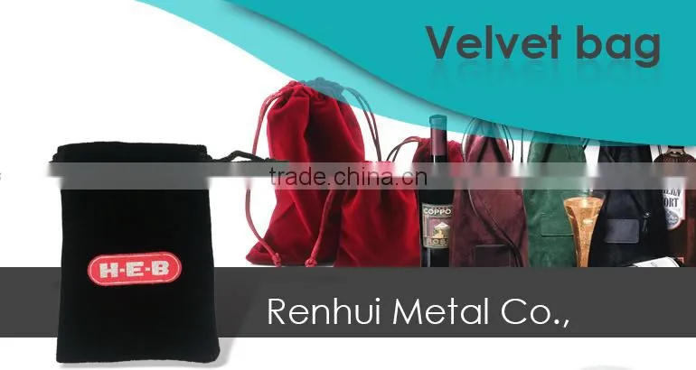 Factory price OEM brand velvet bag for jewelry