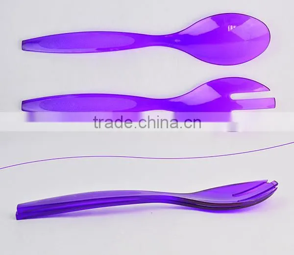 New salad spoon and fork set of salad tools