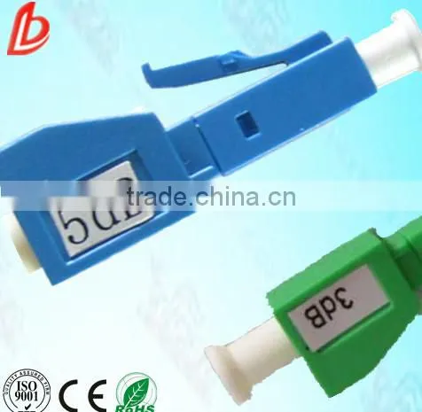 High return losss singlemode optical fiber attenuator fc/pc male to female