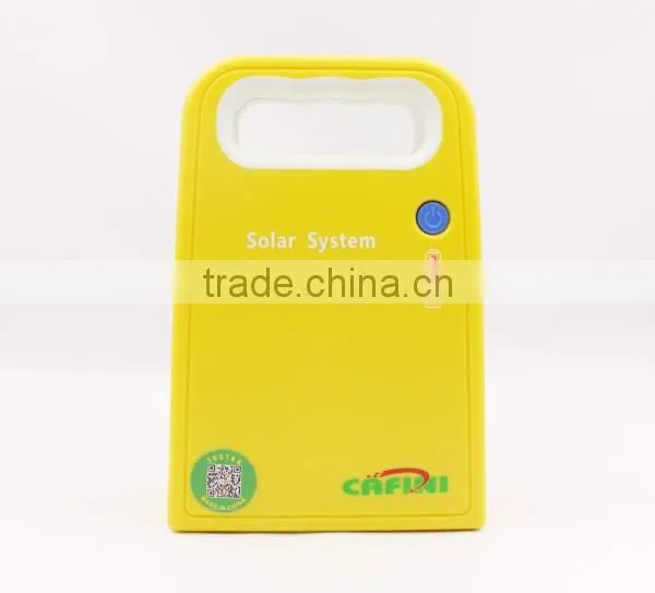 High quality yellow solar home battery backup power system