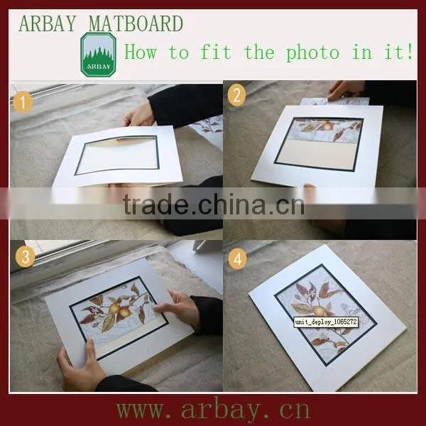 Wholesale uncut mount board,precut mount board,mount board in frame for picture framing moulding