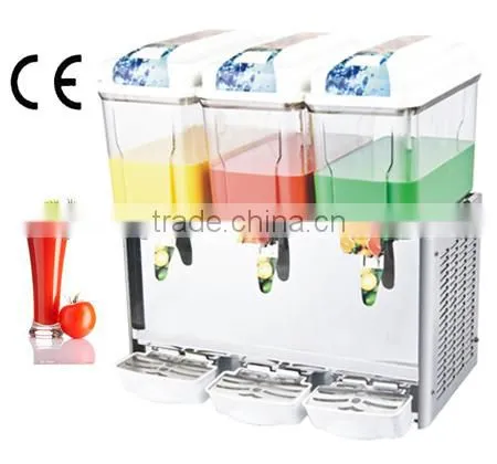 Large capacity three bowls juice dispenser machine(LSJ-12Lx3)