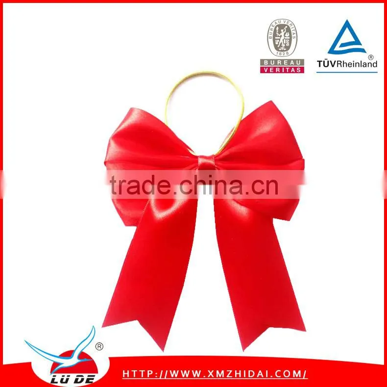 custom Pattern and 100% Polyester Material bow ties size ribbon