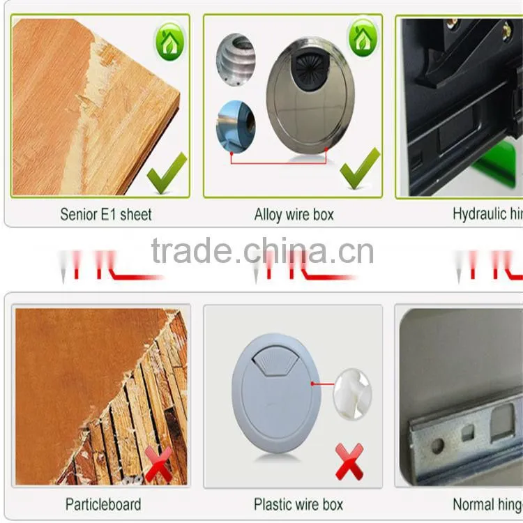 rm learning table with lamp/mdf table made in China