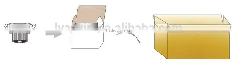 china supplier Aluminium base Plastic ceiling led light for Store corridor