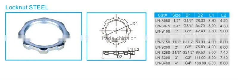 steel lock nut