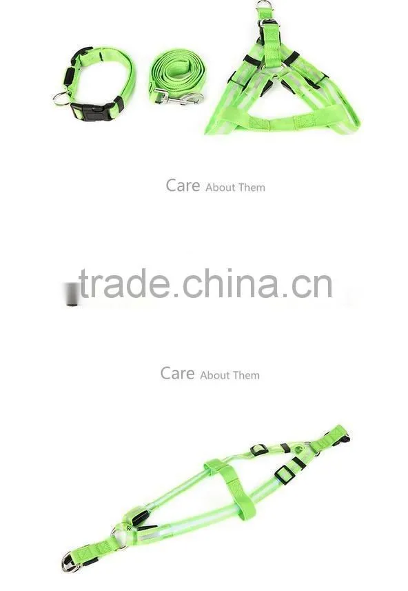 Nylon material reflective Dog Leashes