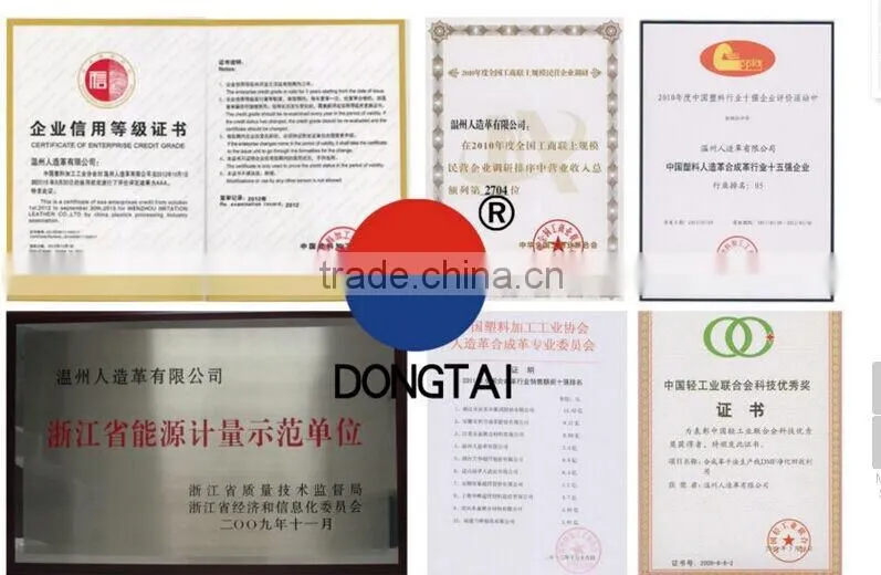 new Design Artificial faux leather fabric made in china