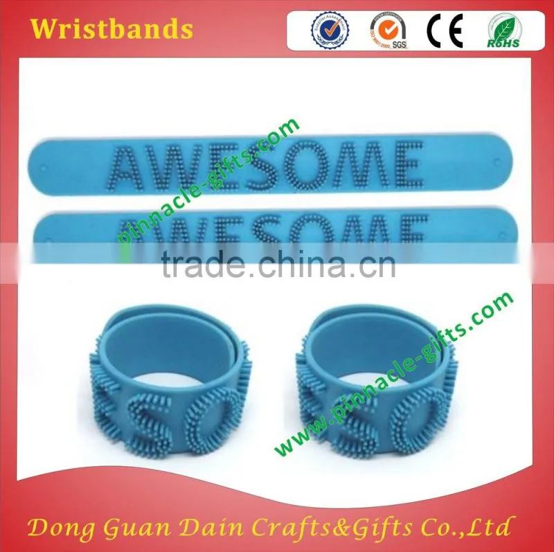 wedding souvenirs silicone bracelet / rubber pvc wristband / silicone