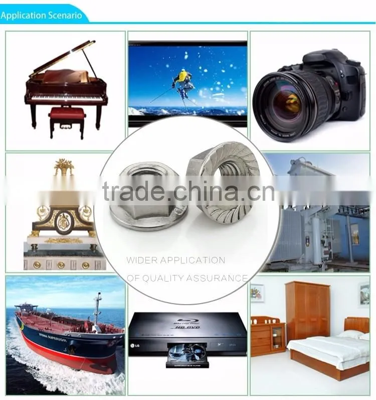 China hot sale competitive price flange nut