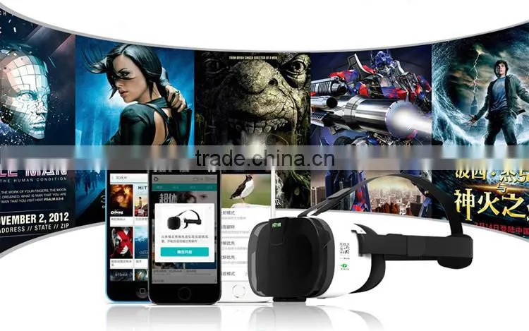 Shenzhen factory price headset 3d vr shinecon vr glasses for pc games/movies