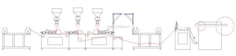 Factory Newest Air Bubble Packaging 7 layers PE air bubble film machine