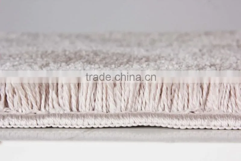 DaDa Solid Clocr 100% Polyester Anti_slip bathroom mat