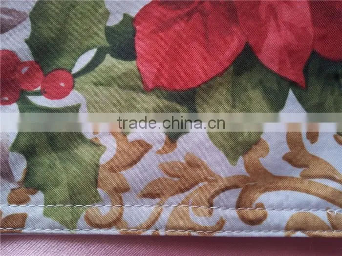 High quality christmas printed placemat for party