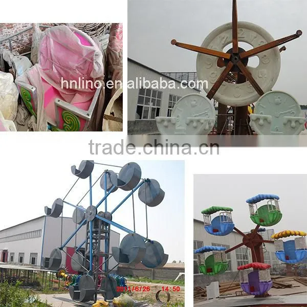 2015 new kids attraction rotary game rides Mini Ferris Wheel for sale