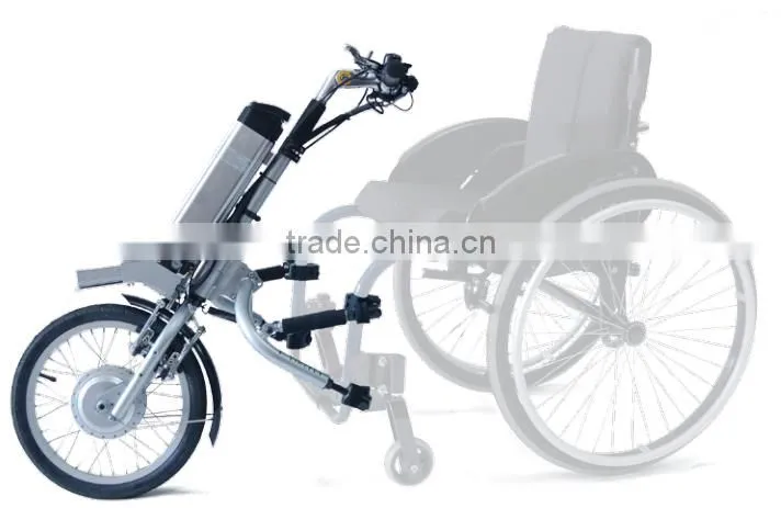 attachable electric wheelchair carrier with battery