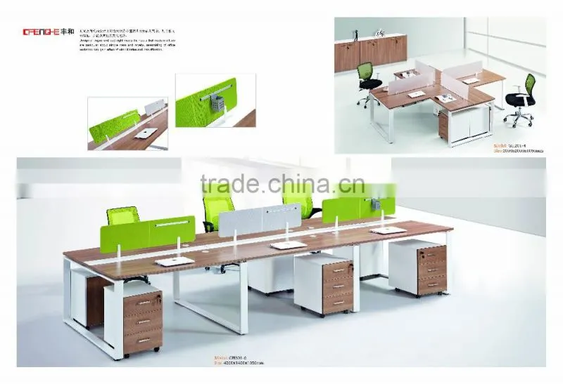 Hot sale wooden office furniture melamine office table design