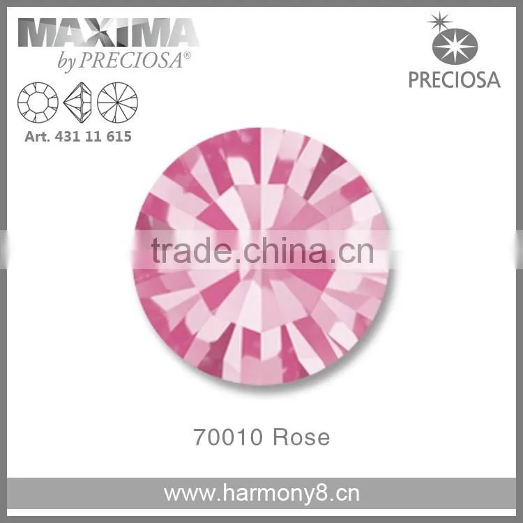 Original PRECIOSA MC Chaton Maxima, Rose Point Back Rhinetsone