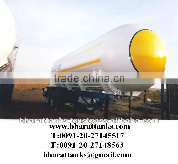 100 CBM LPG tank pressure vessel lpg transport tank