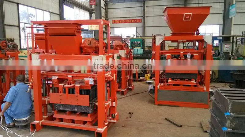 QT40-1 manual hollow block mold machine
