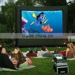 inflatable movie screen for yard