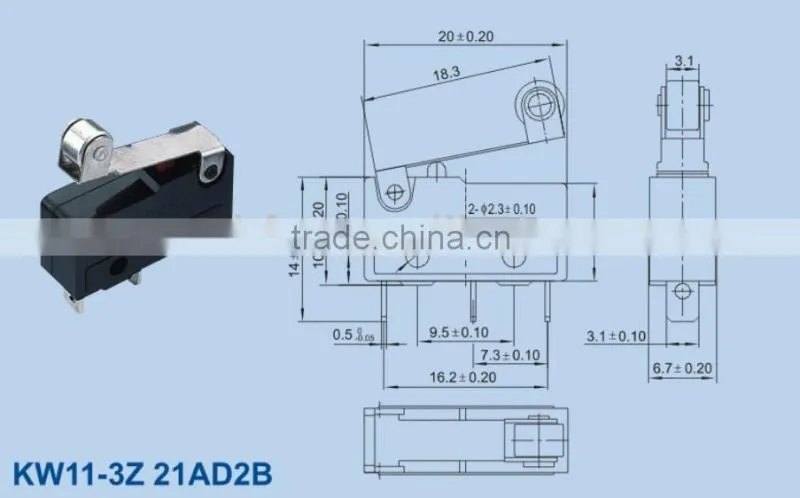 KW11-3Z 21AD2B micro switch manufacture