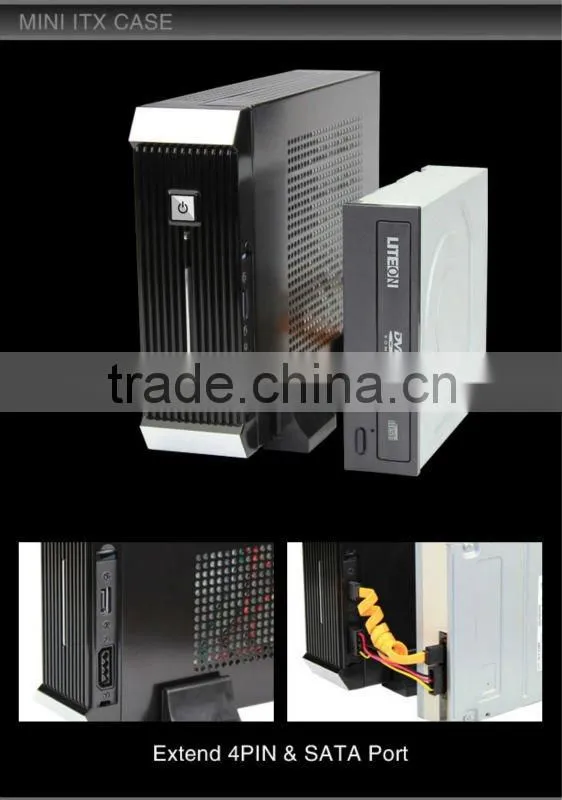 2012 hot selling horizontal pc cabinet