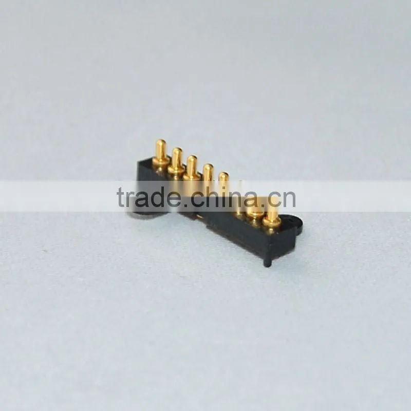 Customized spring loaded connectors/pogo pin with battery power connector