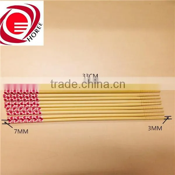 33CM long printed bamboo flatware chopsticks for home restaurant hotel and travelling