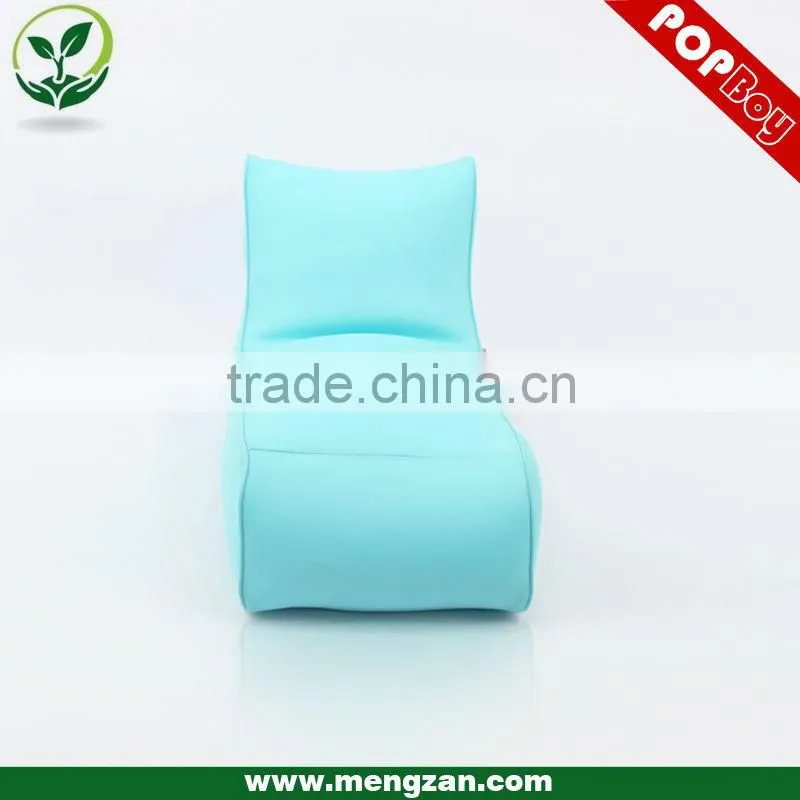 Low-Back bean bag recliner chair, Sandwich fabric bean bag settee