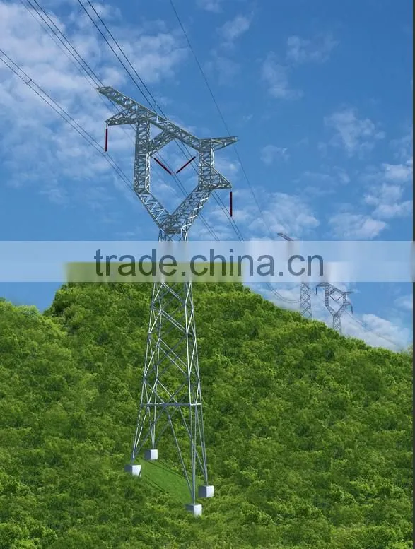 500KV Power Transmission Steel Tower