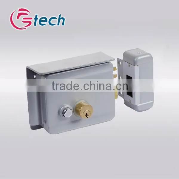 EL22C electric rim lock with double cylinder