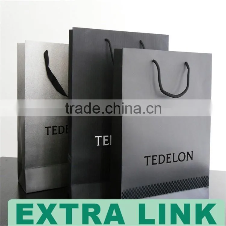 Extra Link Recycled Material High Quality Printed Paper Gift Bag Ecologic Fashion