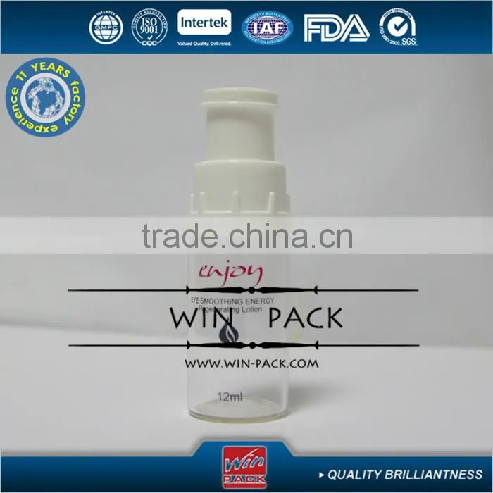 10ml clear tube glass bottle water and powder mixing vials with the screen printing