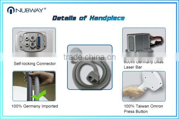 High power factory sale !!!! effective 808nm diode laser hair remvoval machine