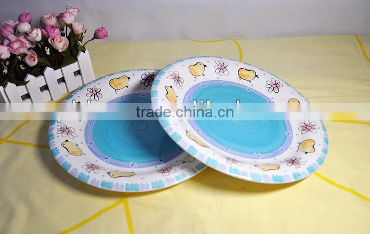 pizza plate,dry fruit plate,ceramic cake plate