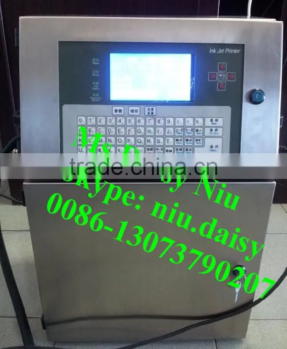 commerical yoghourt date coding machine/milk date printer/dairy product date printing machine