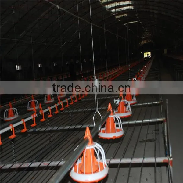 Automatic poultry feeder and drinker for chicken broiler