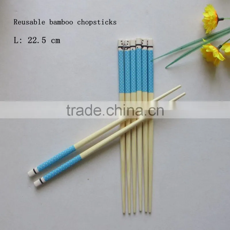 Food graden reusable bamboo chopstick
