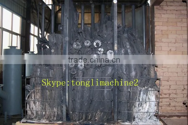High effiency carbonization furnace/factory direct sale wood charcoal carbonization furnace