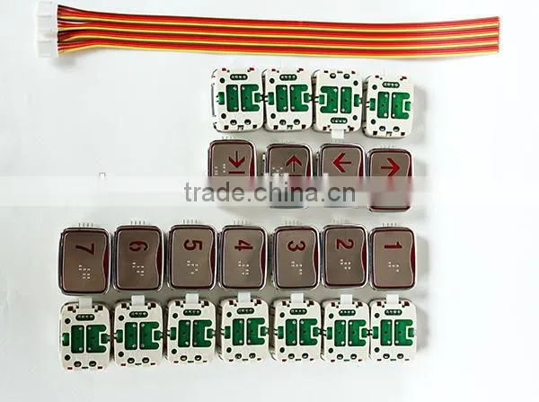 Standard button panel cop and lop elevator button